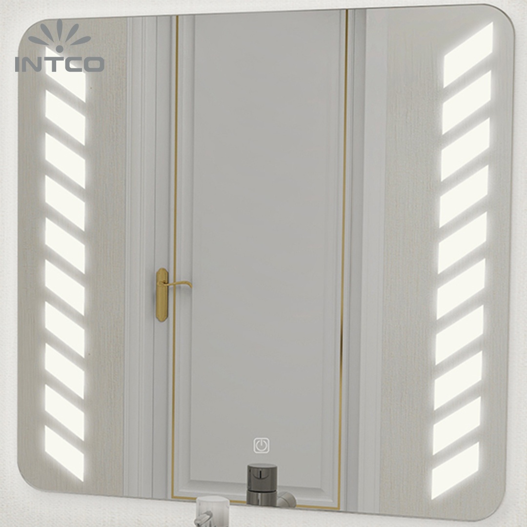 Frameless Wall Mounted LED Bathroom Mirror
